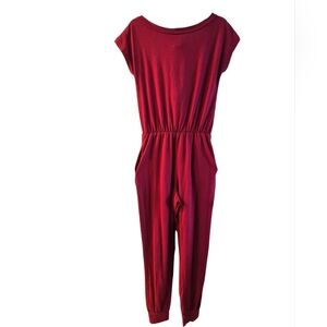 Elegant Red Jumpsuit